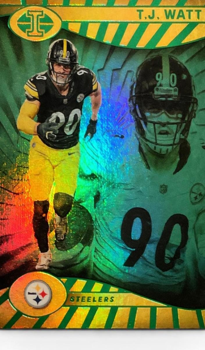 2024 Panini Illusions Football Emerald Trophy Collection T.J. Watt #73