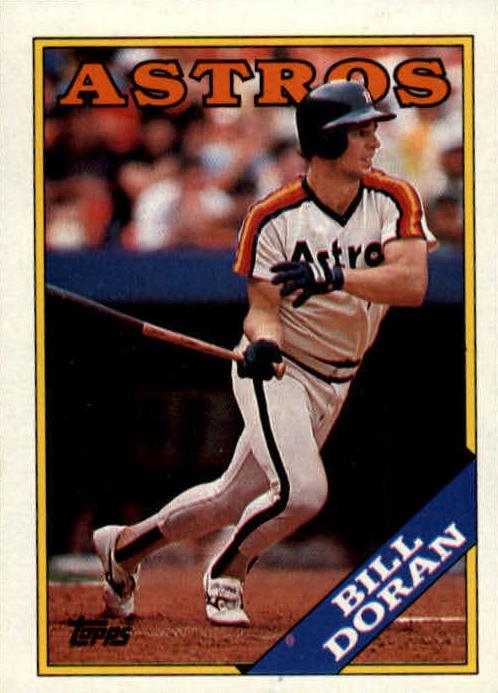 1988 Topps Baseball Bill Doran #745 PSA 8