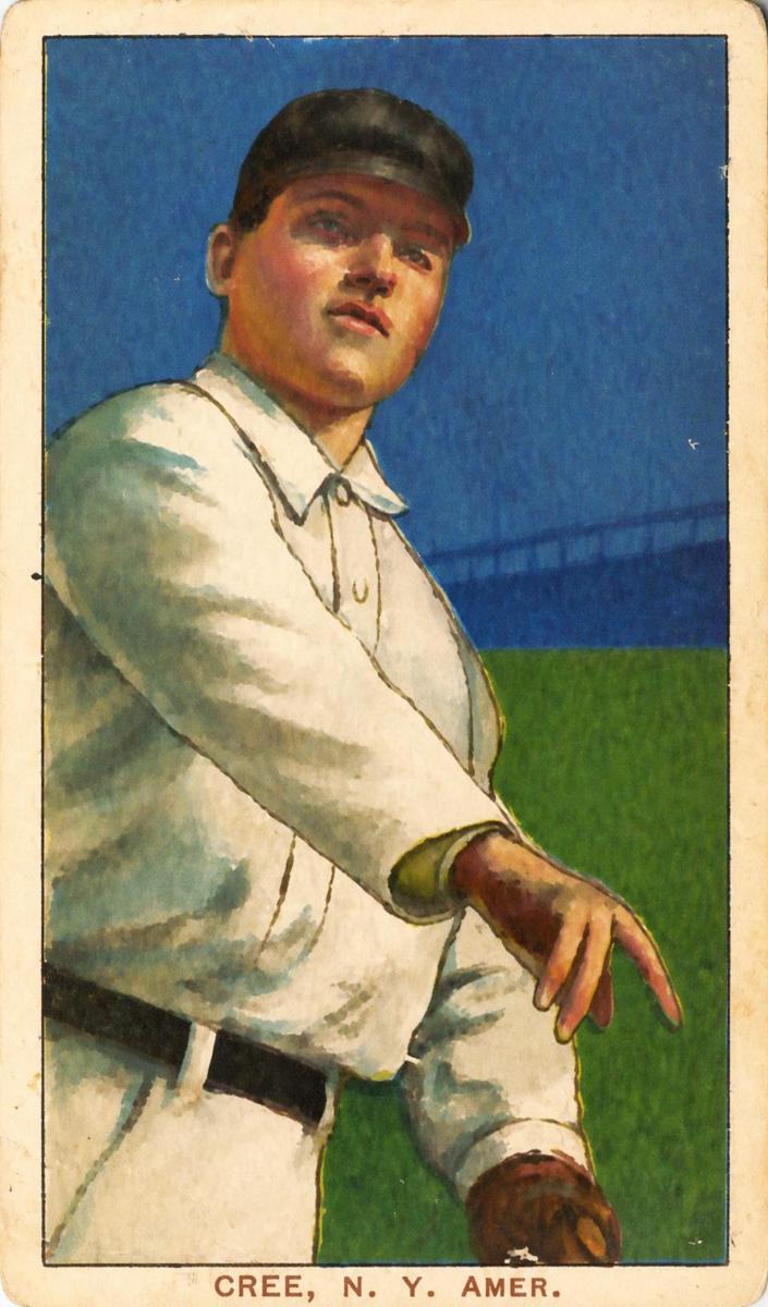 1909-11 T206 Baseball Birdie Cree #NNO PSA 3.5