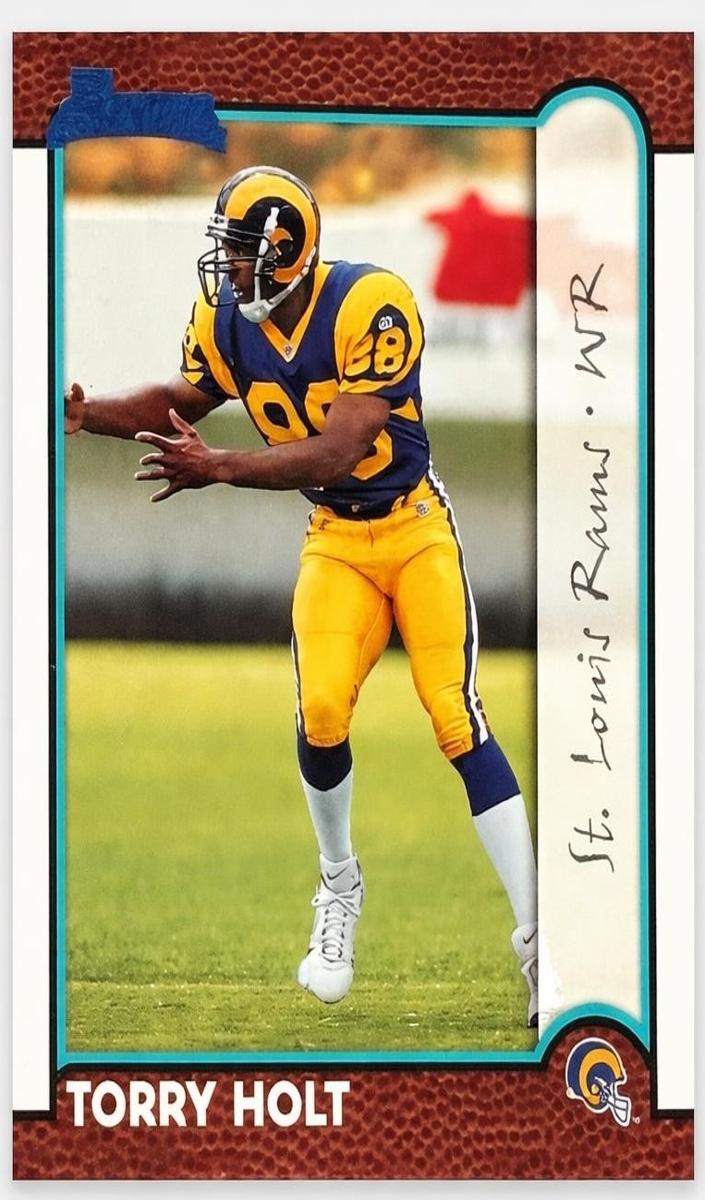 1999 Bowman Football Torry Holt #174 PSA 9