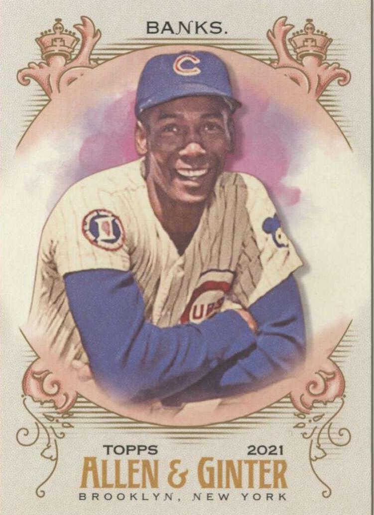 2021 Topps Allen & Ginter Baseball Ernie Banks #33