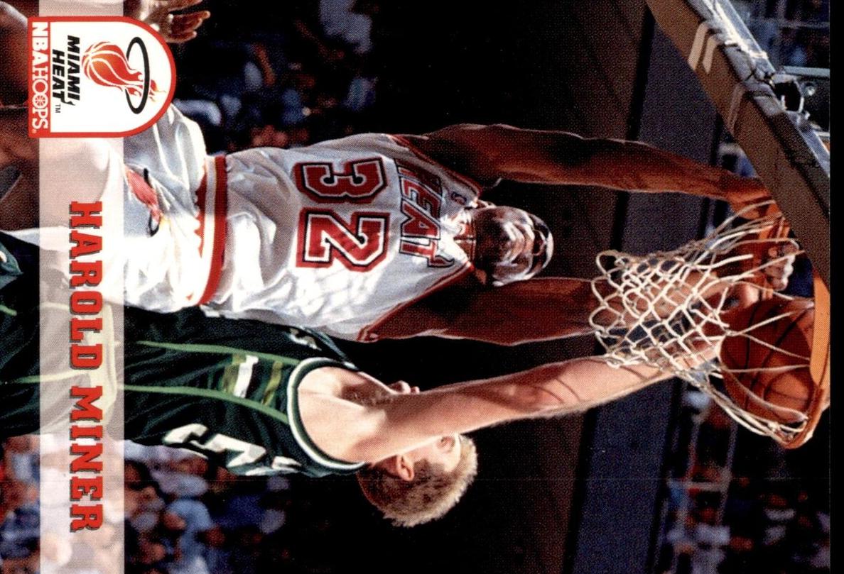 1993 Hoops Basketball Harold Miner #113