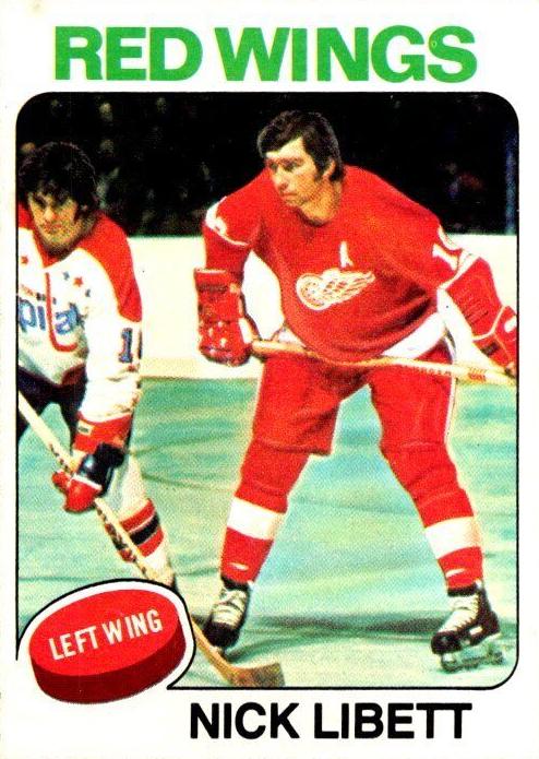 1975 Topps Hockey Nick Libett #13 PSA 9