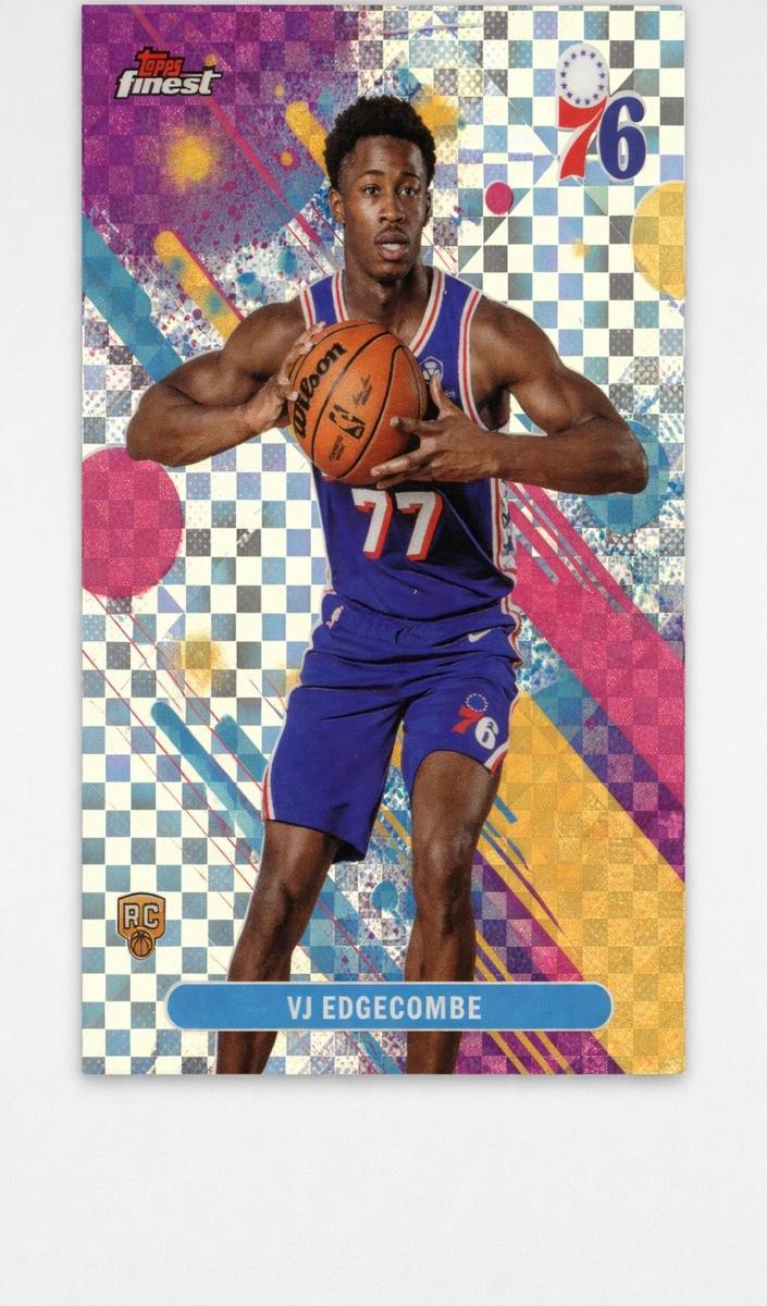 2025 Topps Finest Basketball X-Fractor VJ Edgecombe #3