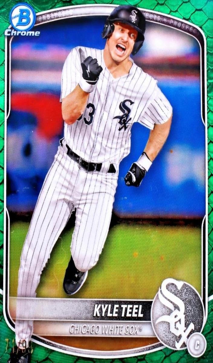 2025 Bowman Chrome Prospects Baseball Reptilian Green Kyle Teel #BCP-118