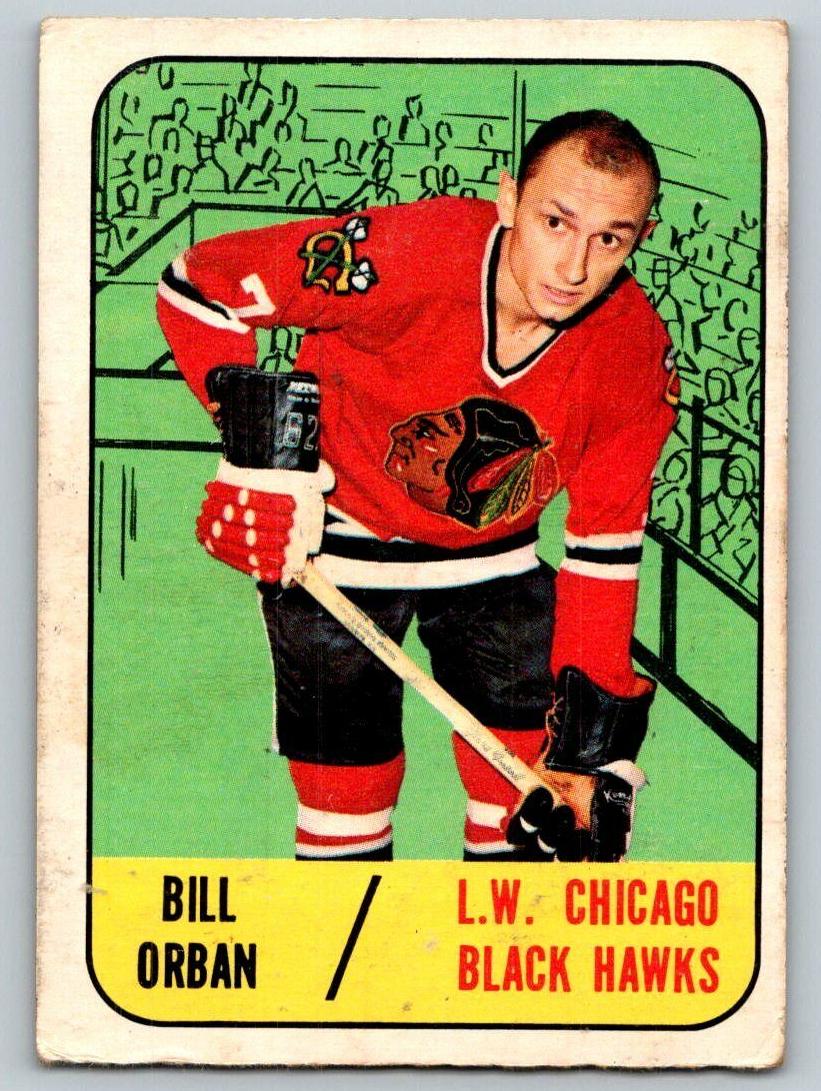 1967 Topps Hockey Bill Orban #109
