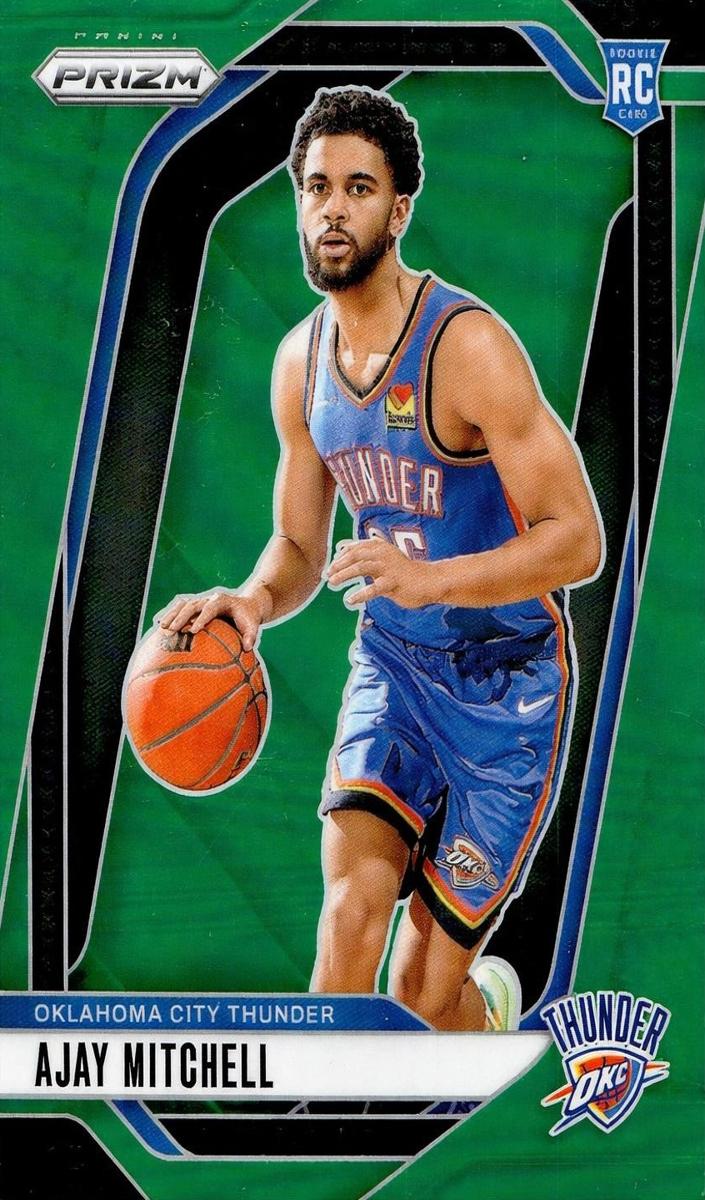 2024 Panini Prizm Basketball Green Ajay Mitchell #226