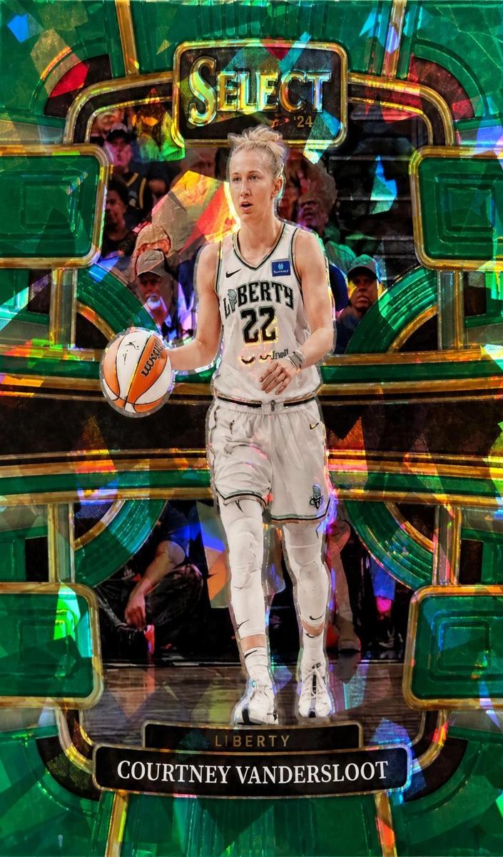 2024 Panini Select WNBA Basketball Green Ice Courtney Vandersloot #78