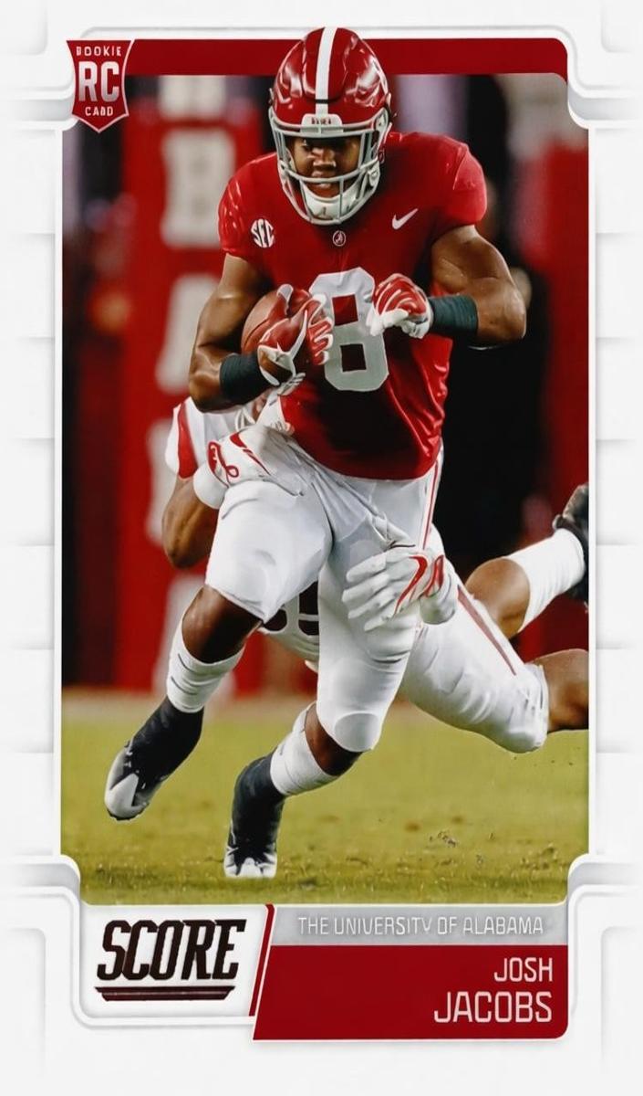 2019 Panini Score Football Josh Jacobs #383 PSA 10