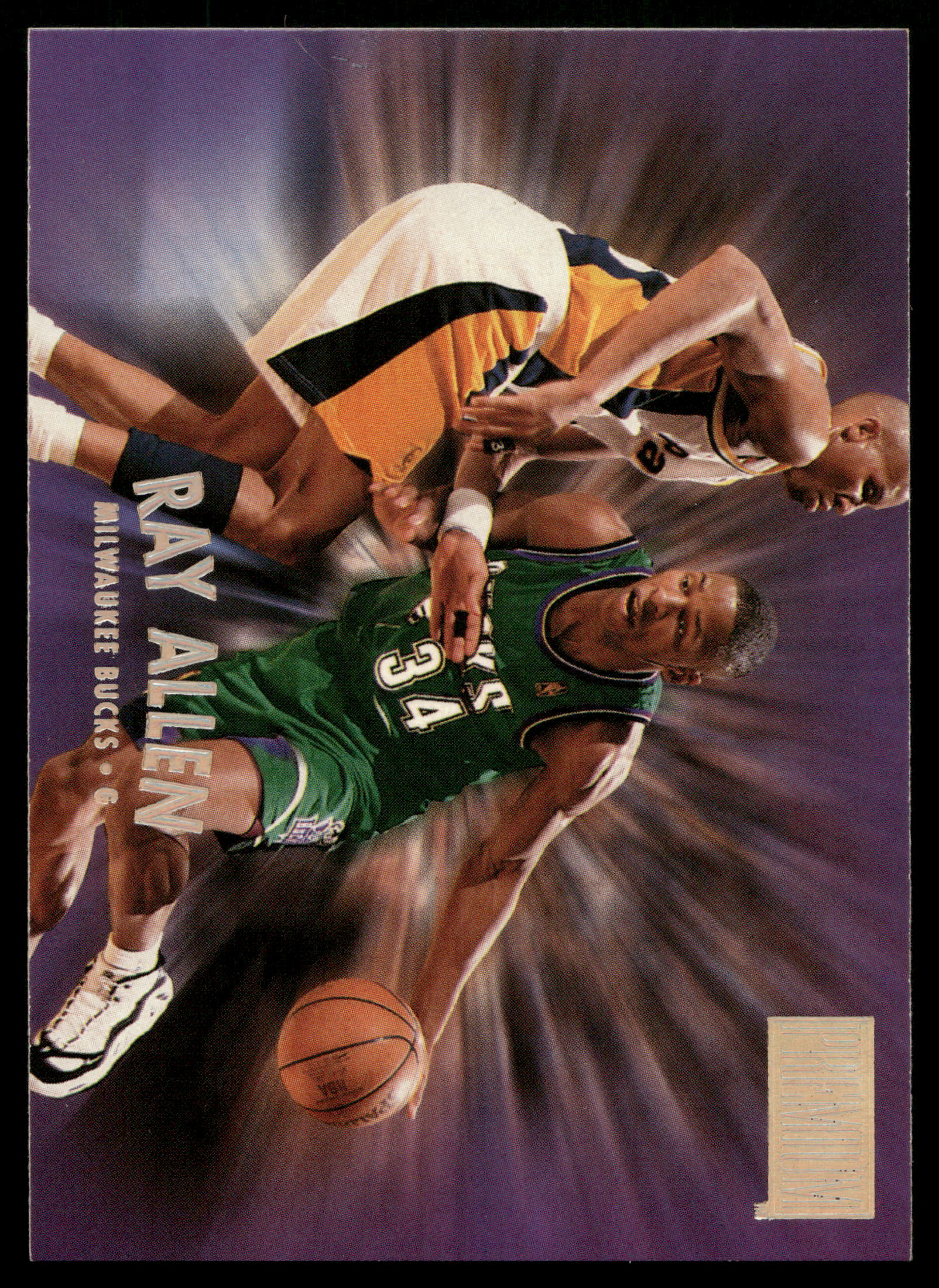 1997 Skybox Premium Basketball Ray Allen #6 PSA 6