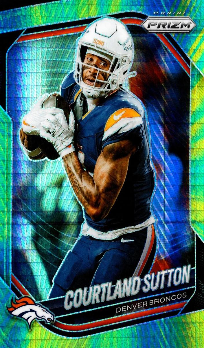 2025 Panini Prizm Football Hyper Courtland Sutton #163