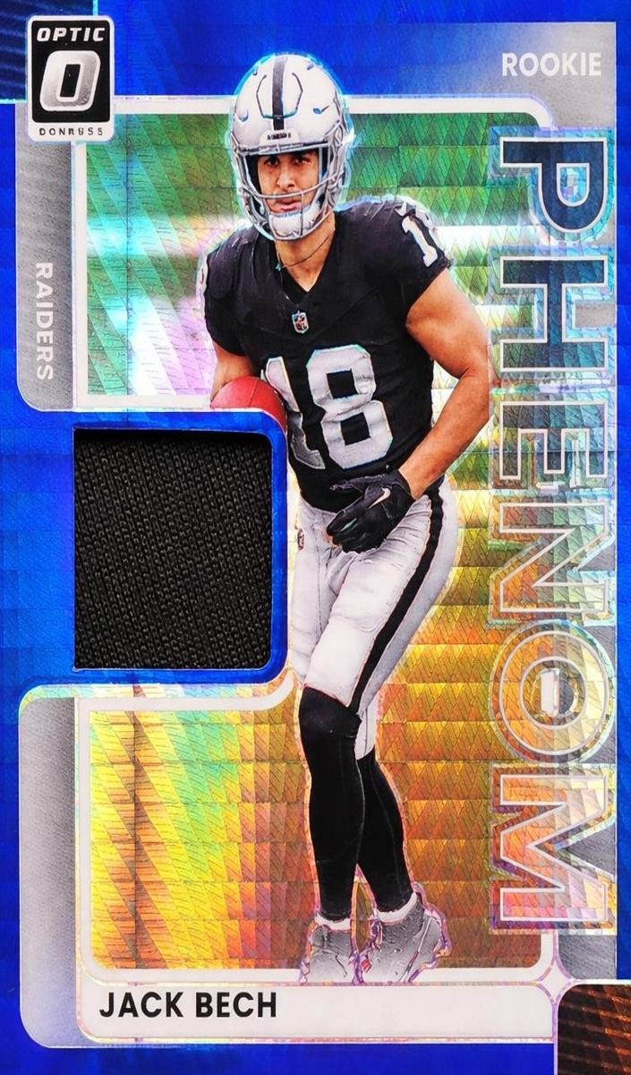2025 Donruss Optic Football Blue Hyper Jack Bech #RPBH-JBH