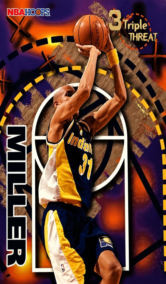 1995 Hoops Basketball Reggie Miller #245