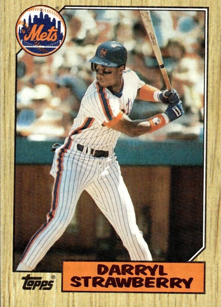 1987 Topps Baseball Darryl Strawberry #460 PSA 9