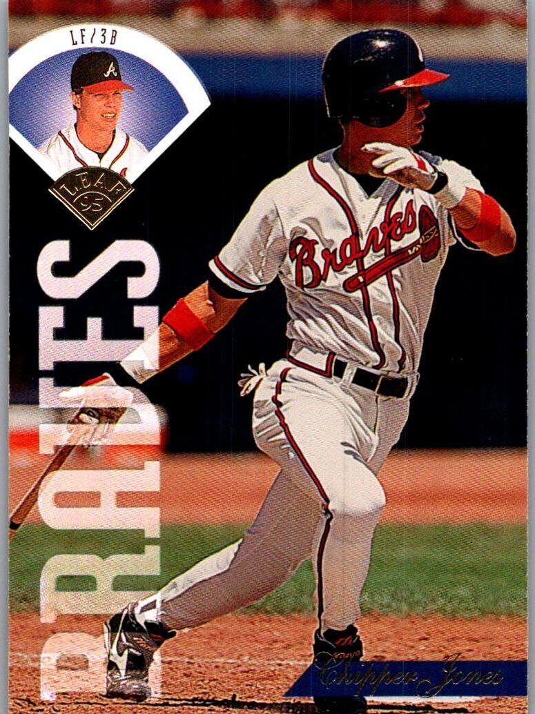 1995 Leaf Baseball Chipper Jones #369 PSA 10