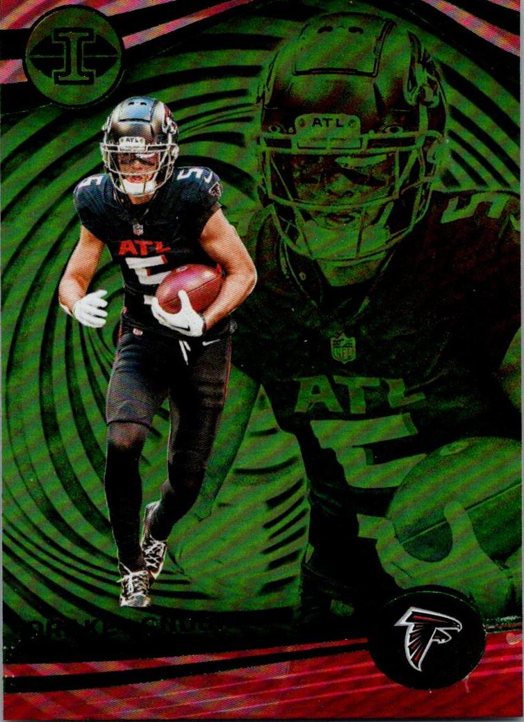 2023 Panini Illusions Football Trophy Collection Emerald Drake London #5