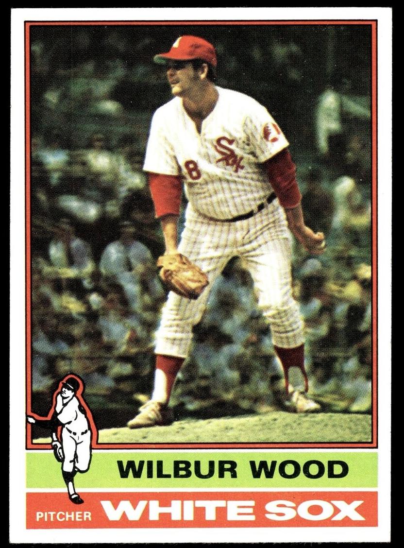 1976 Topps Baseball Wilbur Wood #368