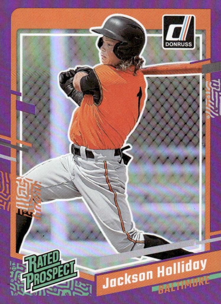 2023 Panini Donruss Baseball Jackson Holliday #76 PSA 9