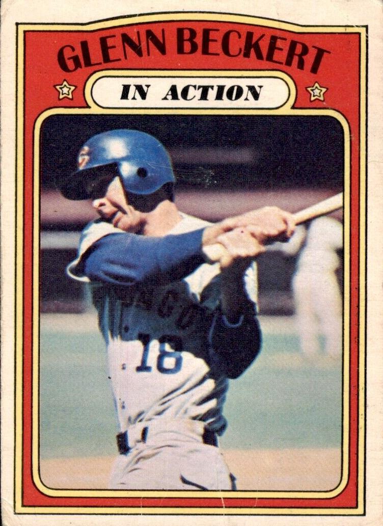 1972 O-Pee-Chee Baseball Glenn Beckert #46
