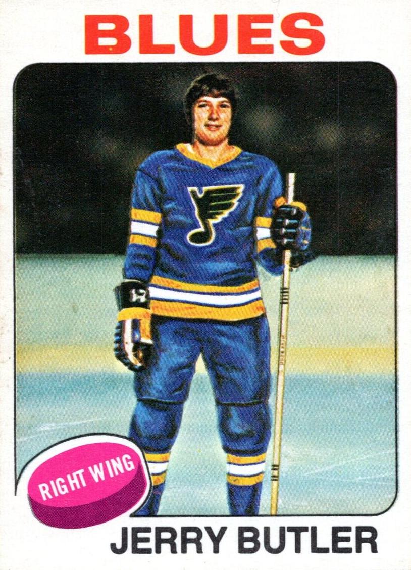 1975 O-Pee-Chee Hockey Jerry Butler #167 PSA 7.5