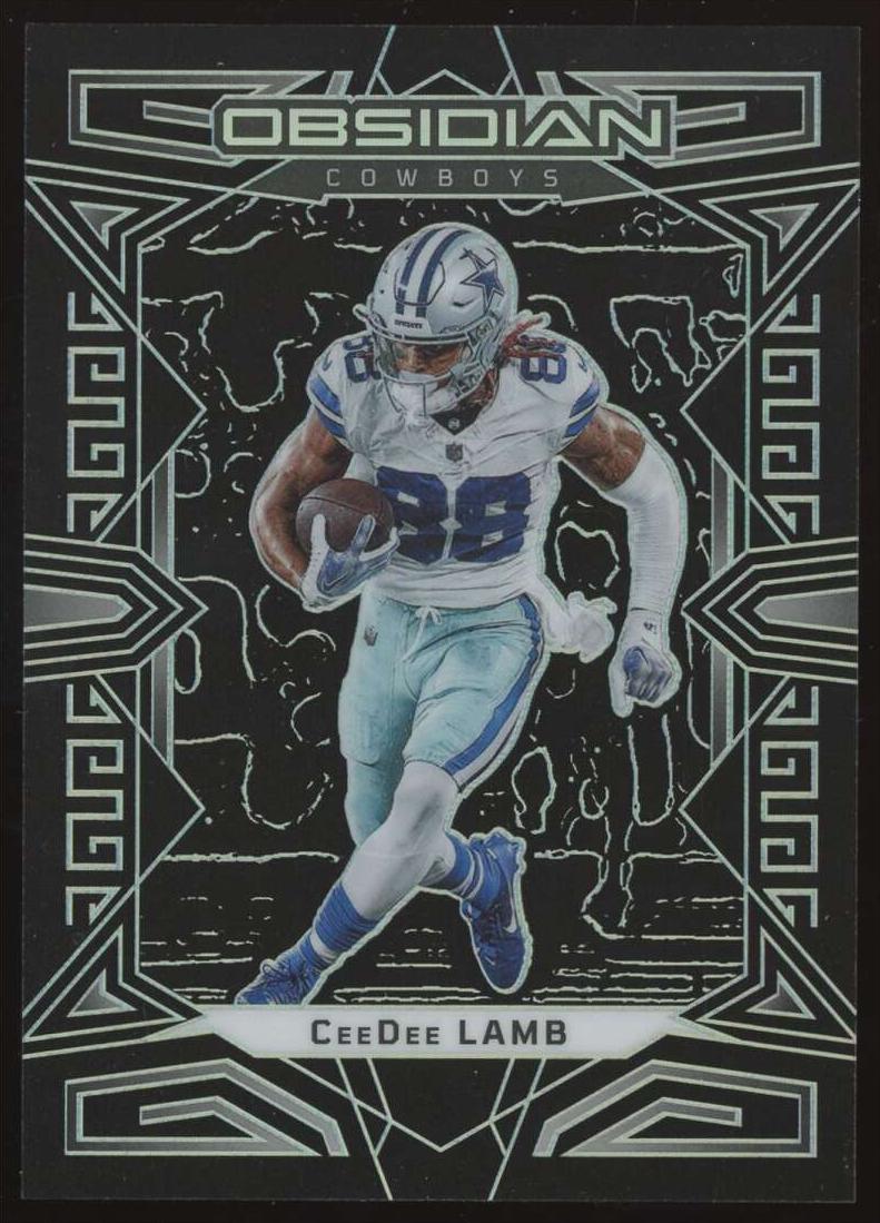 2023 Panini Obsidian Football CeeDee Lamb #27 PSA 8.5