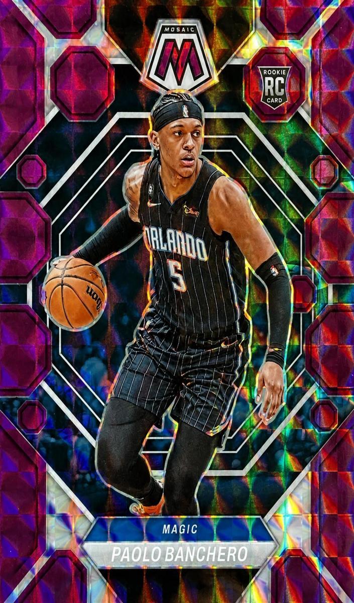 2022 Panini Mosaic Basketball Purple Paolo Banchero #231 PSA 10