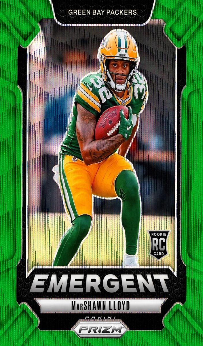 2024 Panini Prizm Football Green Wave MarShawn Lloyd #18 PSA 10