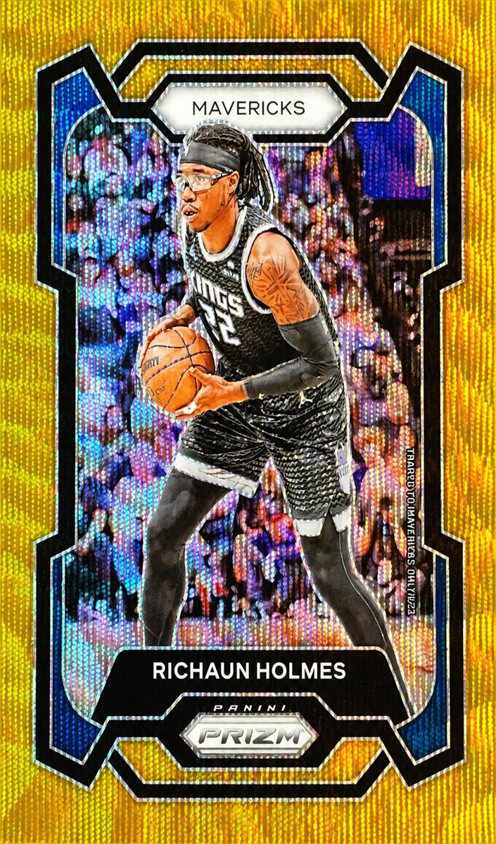 2023 Panini Prizm Basketball Gold Wave Richaun Holmes #212