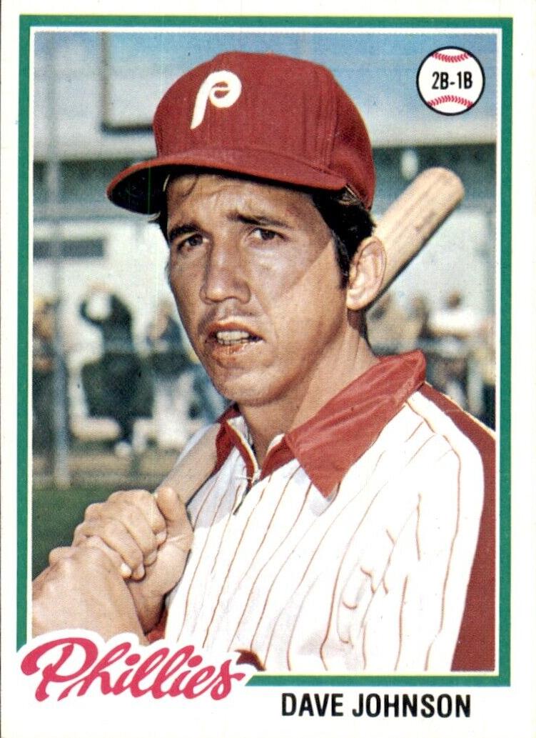 1978 Topps Baseball Dave Johnson #317 PSA 8.5