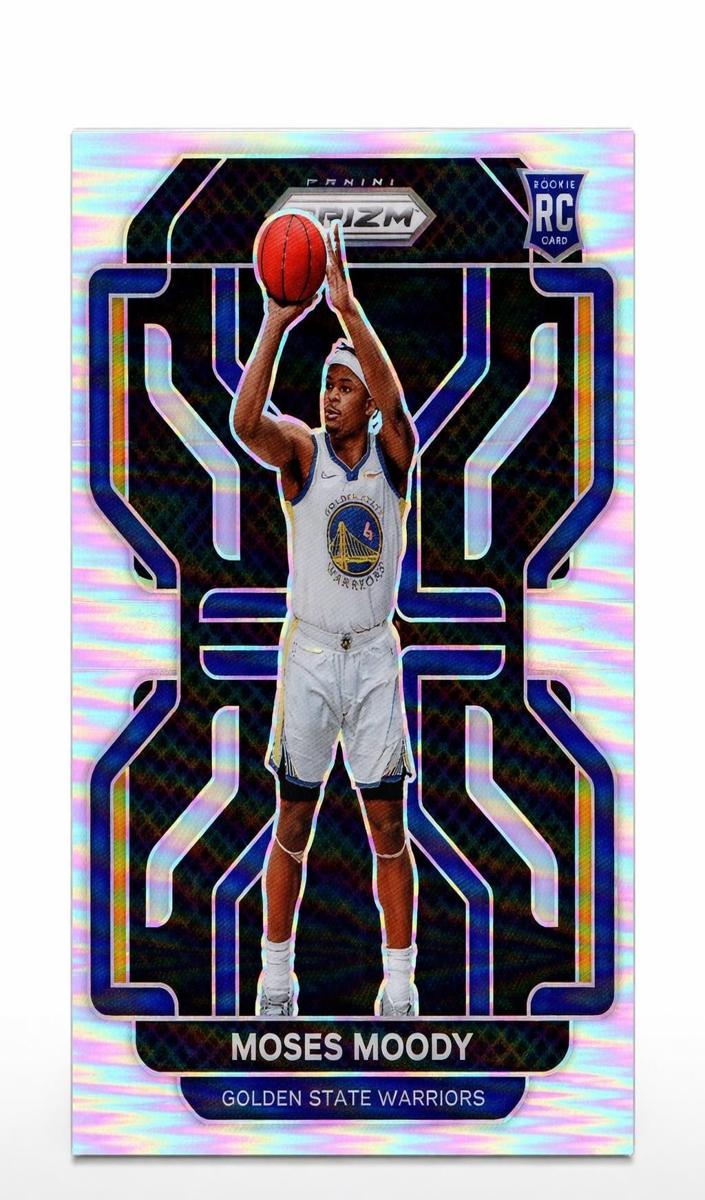 2021 Panini Prizm Basketball Prizms Silver Moses Moody #308 PSA 9