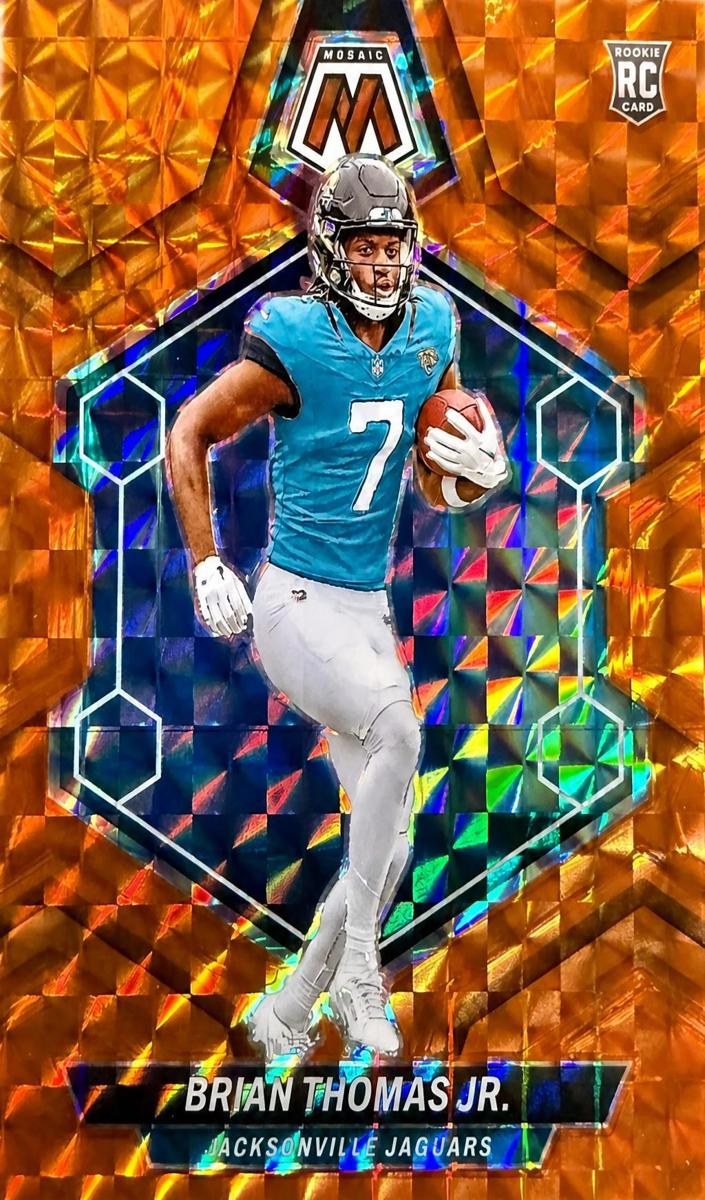 2024 Panini Mosaic Football Orange Brian Thomas Jr. #323 PSA 10