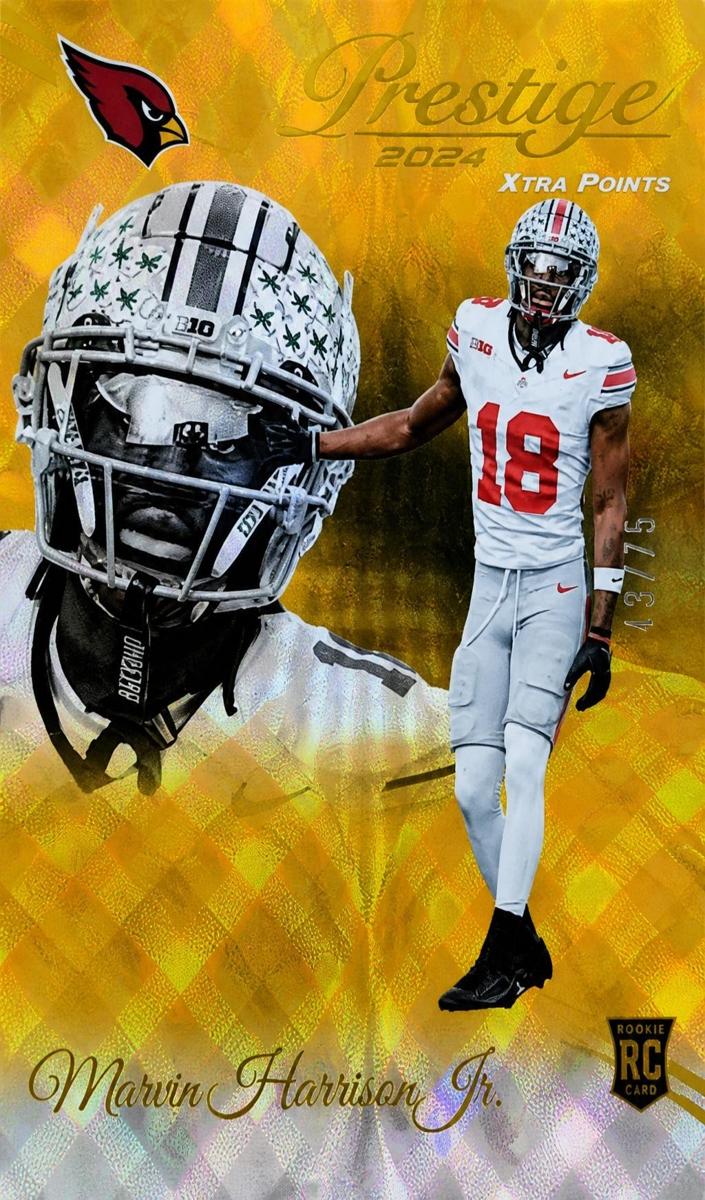 2024 Panini Prestige Football Gold Premium Xtra Points Marvin Harrison Jr. #303