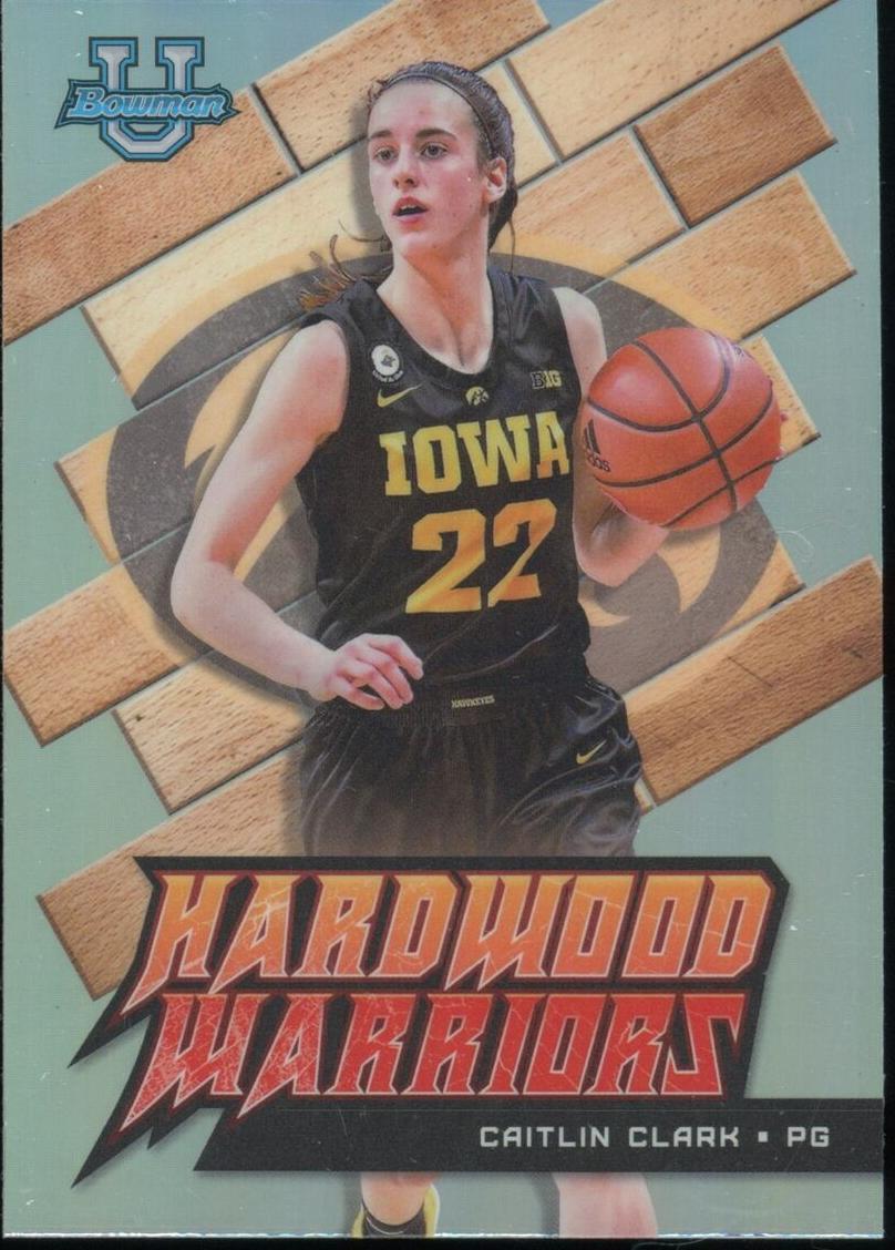 2022 Bowman Best University Basketball Caitlin Clark #HW-21 PSA 9