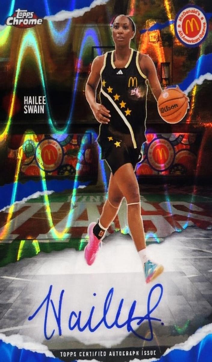 2025 Topps Chrome McDonald's All American Basketball Hailee Swain #WT-HS