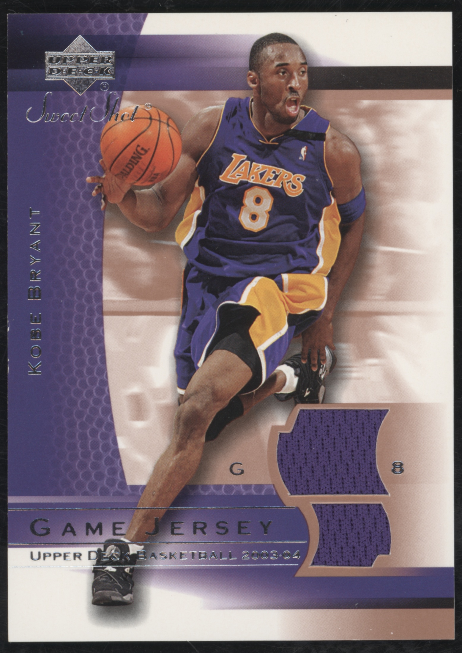 2003 Upper Deck Sweet Shot Basketball Kobe Bryant #KB-J