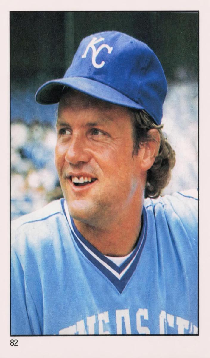 1981 Topps Stickers Baseball George Brett #82