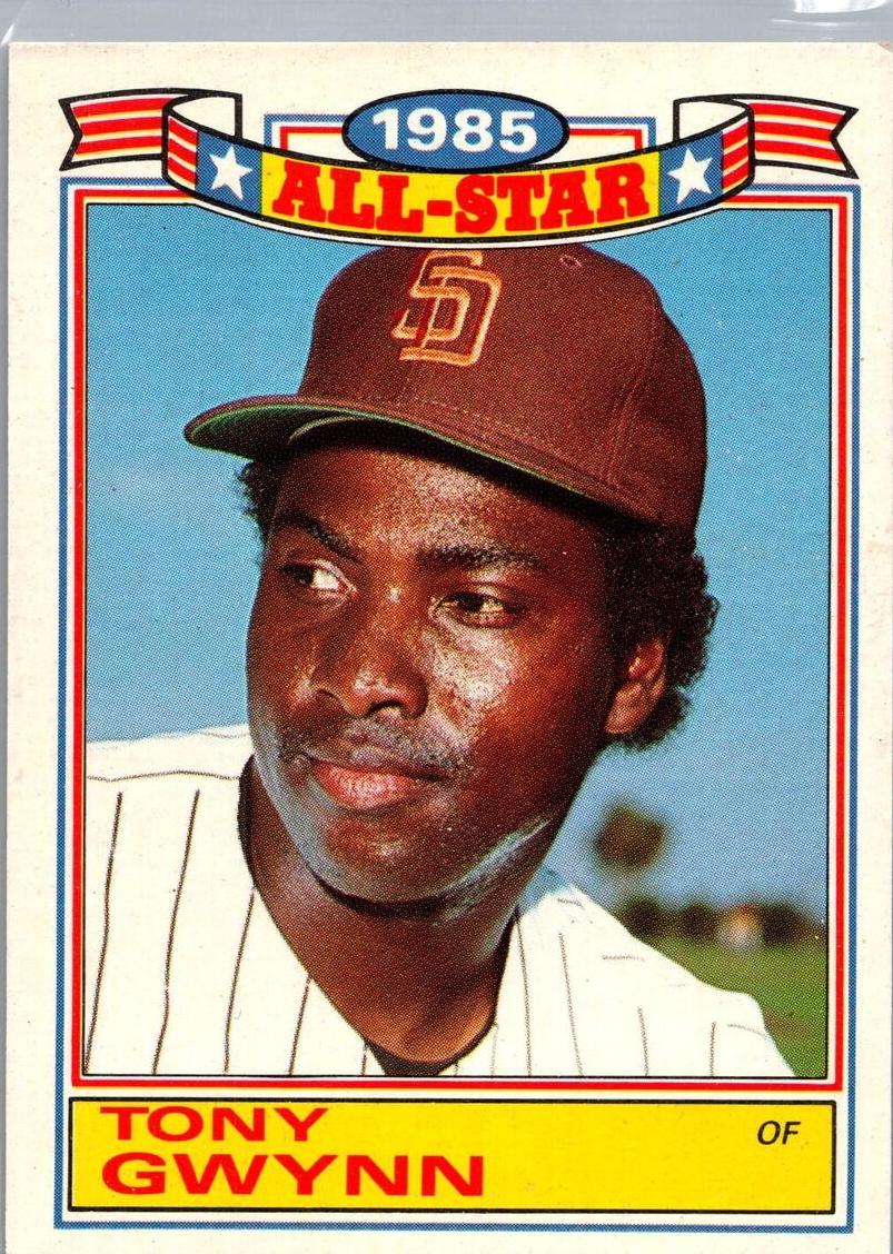 1986 Topps Baseball Tony Gwynn #17