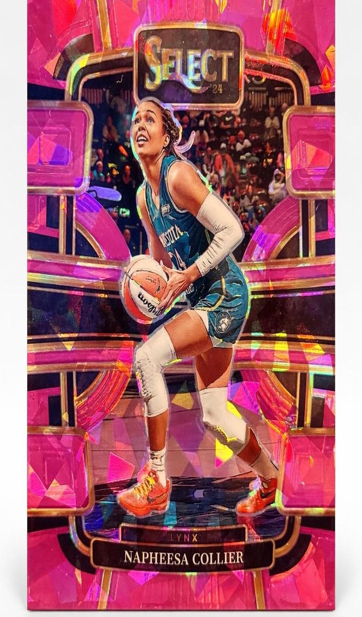 2024 Panini Select WNBA Basketball Pink Ice Napheesa Collier #8 PSA 9