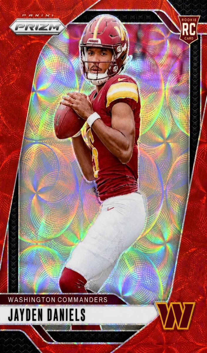 2024 Panini Prizm Football Choice Red Jayden Daniels #347