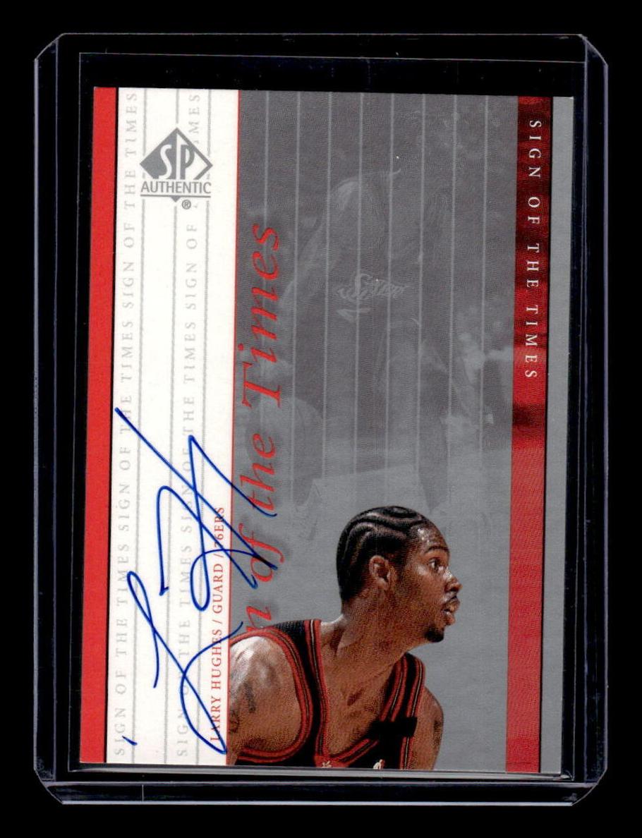 1998 SP Authentic Basketball Silver Larry Hughes #LR