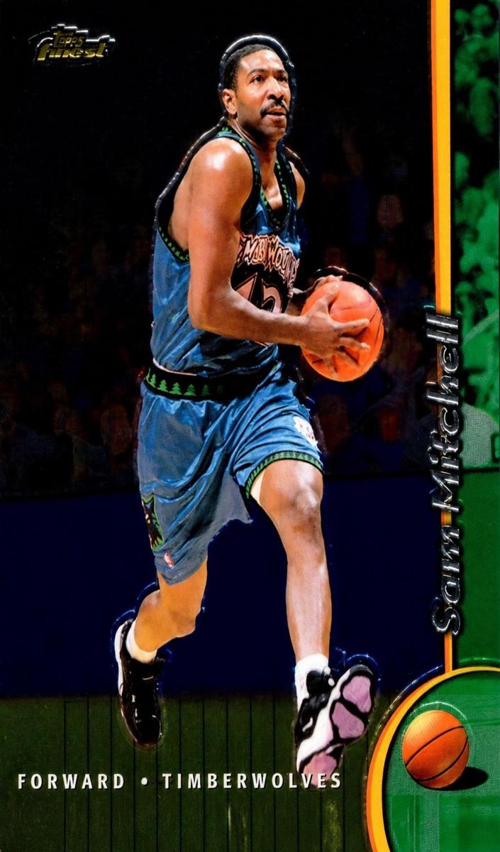1998 Topps Finest Basketball Sam Mitchell #3
