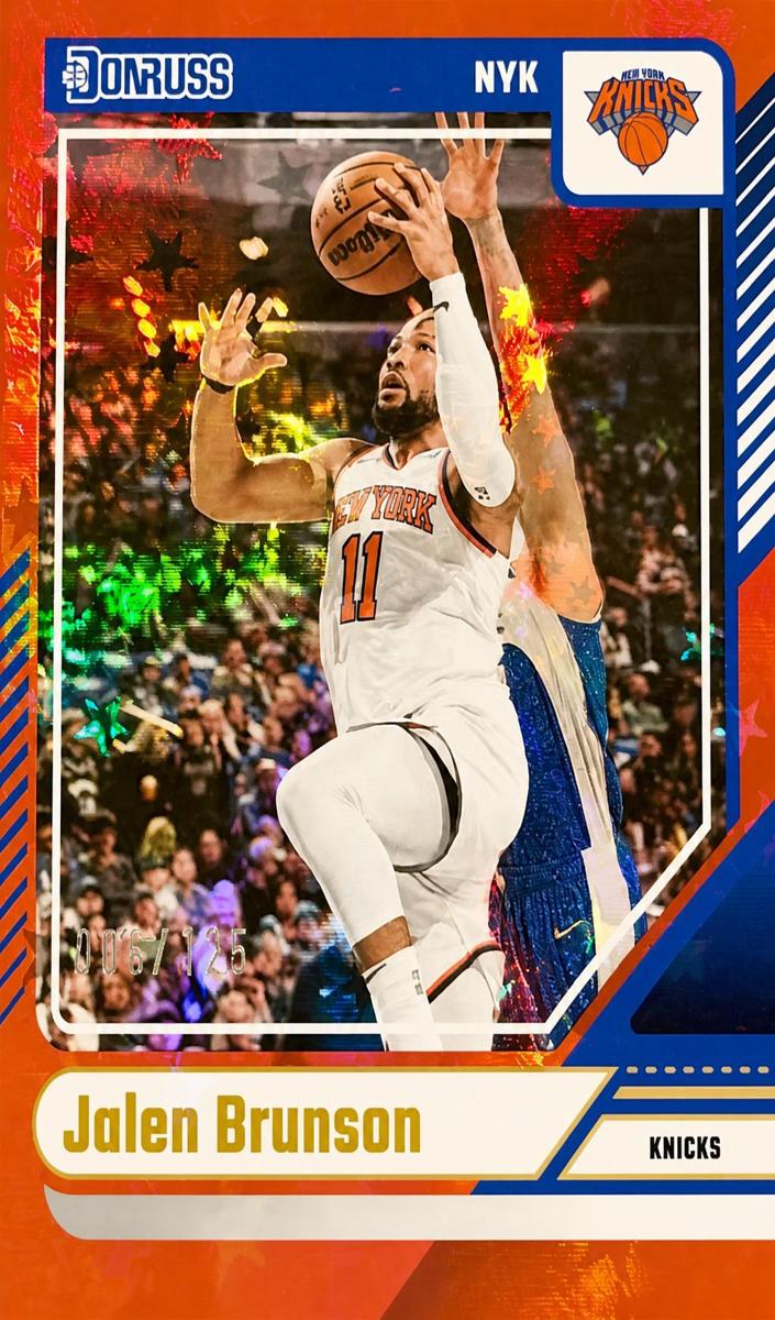 2024 Panini Donruss Basketball International Red Stars Jalen Brunson #128