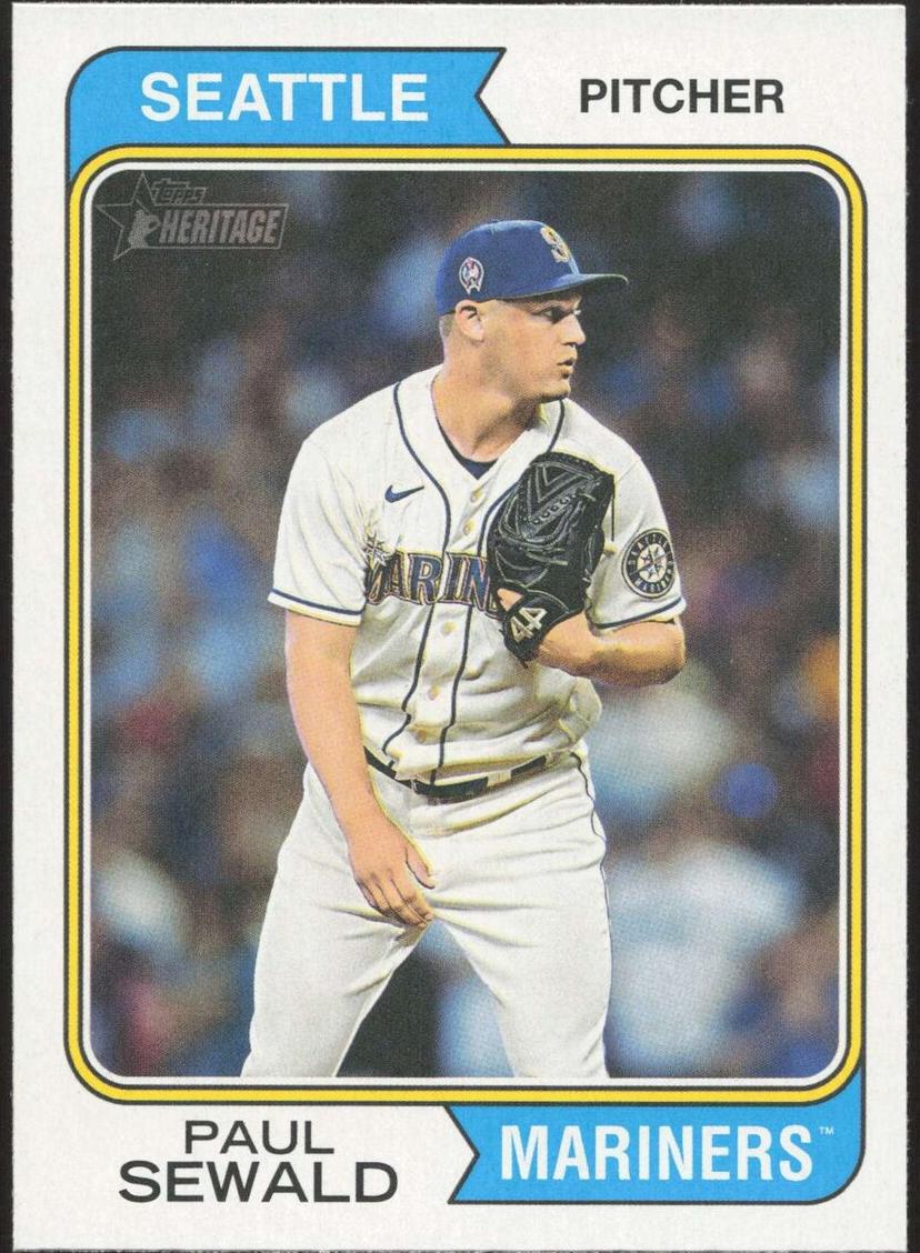 2023 Topps Heritage Baseball Paul Sewald #430