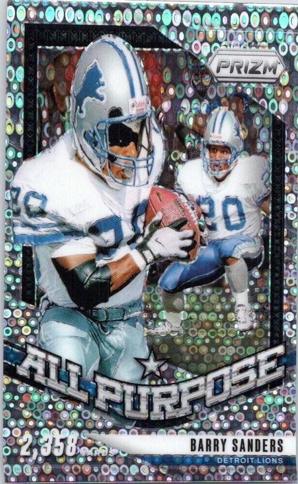 2024 Panini Prizm Football No Huddle Barry Sanders #7 PSA 10