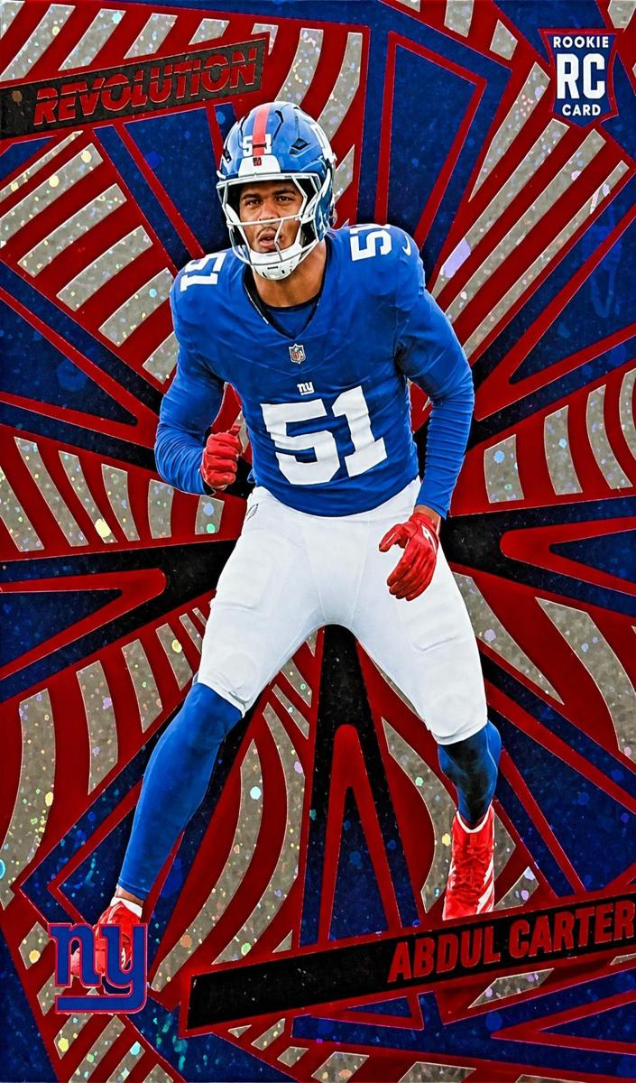2025 Panini Revolution Football Red Cosmo Abdul Carter #201
