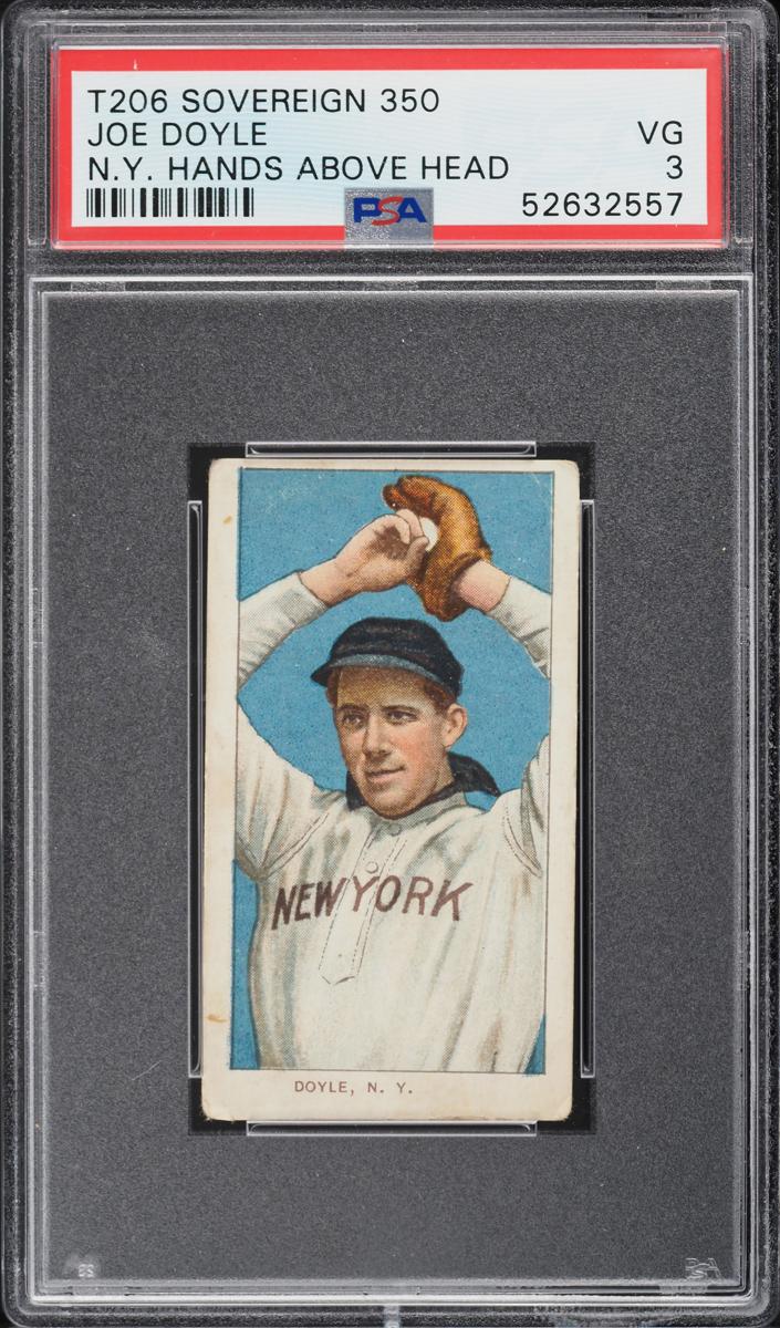 1909-11 T206 Baseball New York Joe Doyle #NNO PSA 1