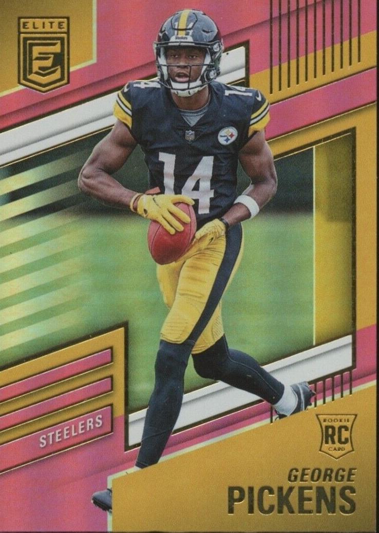 2022 Donruss Elite Football Pink George Pickens #125 PSA 10