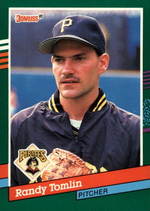 1991 Donruss Baseball Randy Tomlin #725