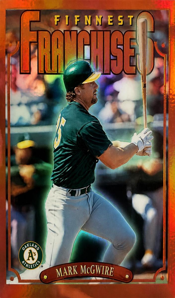 1996 Topps Finest Baseball Refractor Mark McGwire #236