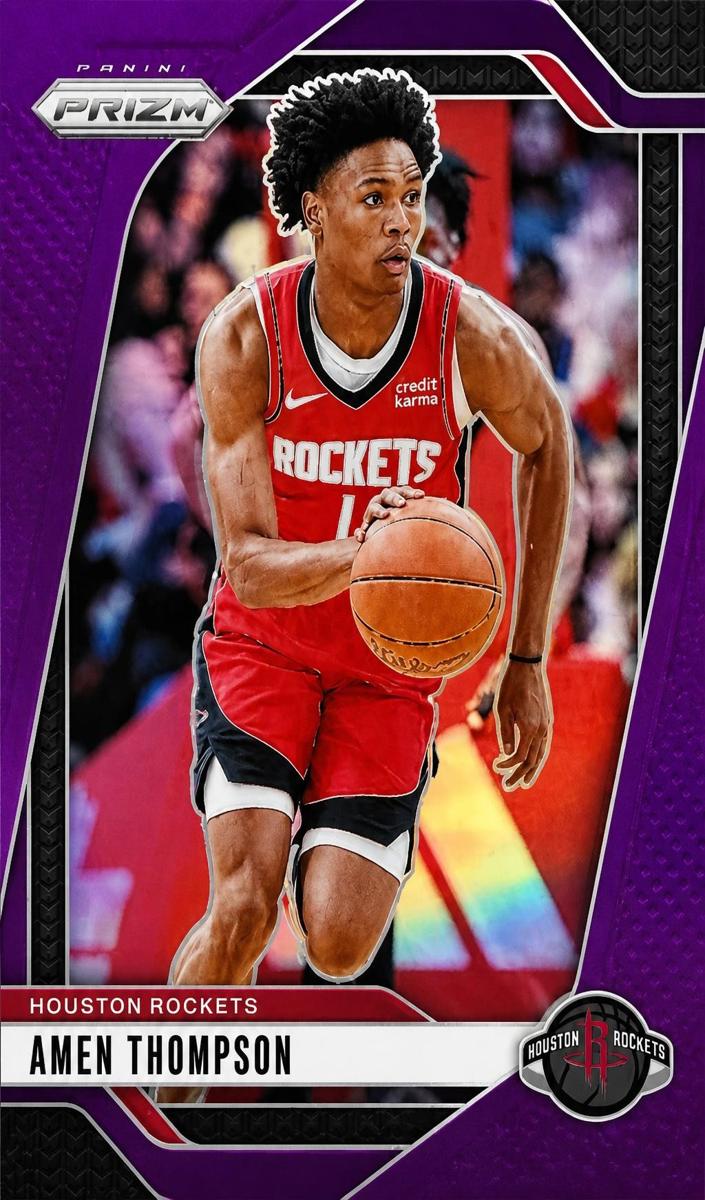 2024 Panini Prizm Basketball Purple Amen Thompson #118